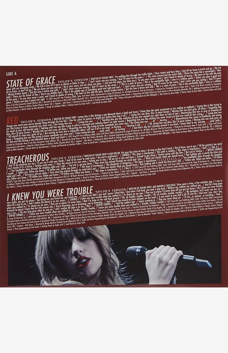 Taylor Swift Red (Taylor's Version) Vinyl Record