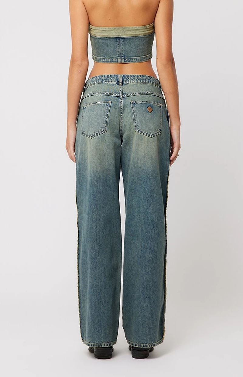 ABRAND 99 Roxie Raw Baggy Jeans