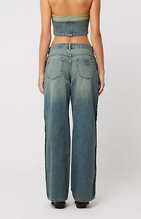 ABRAND 99 Roxie Raw Baggy Jeans