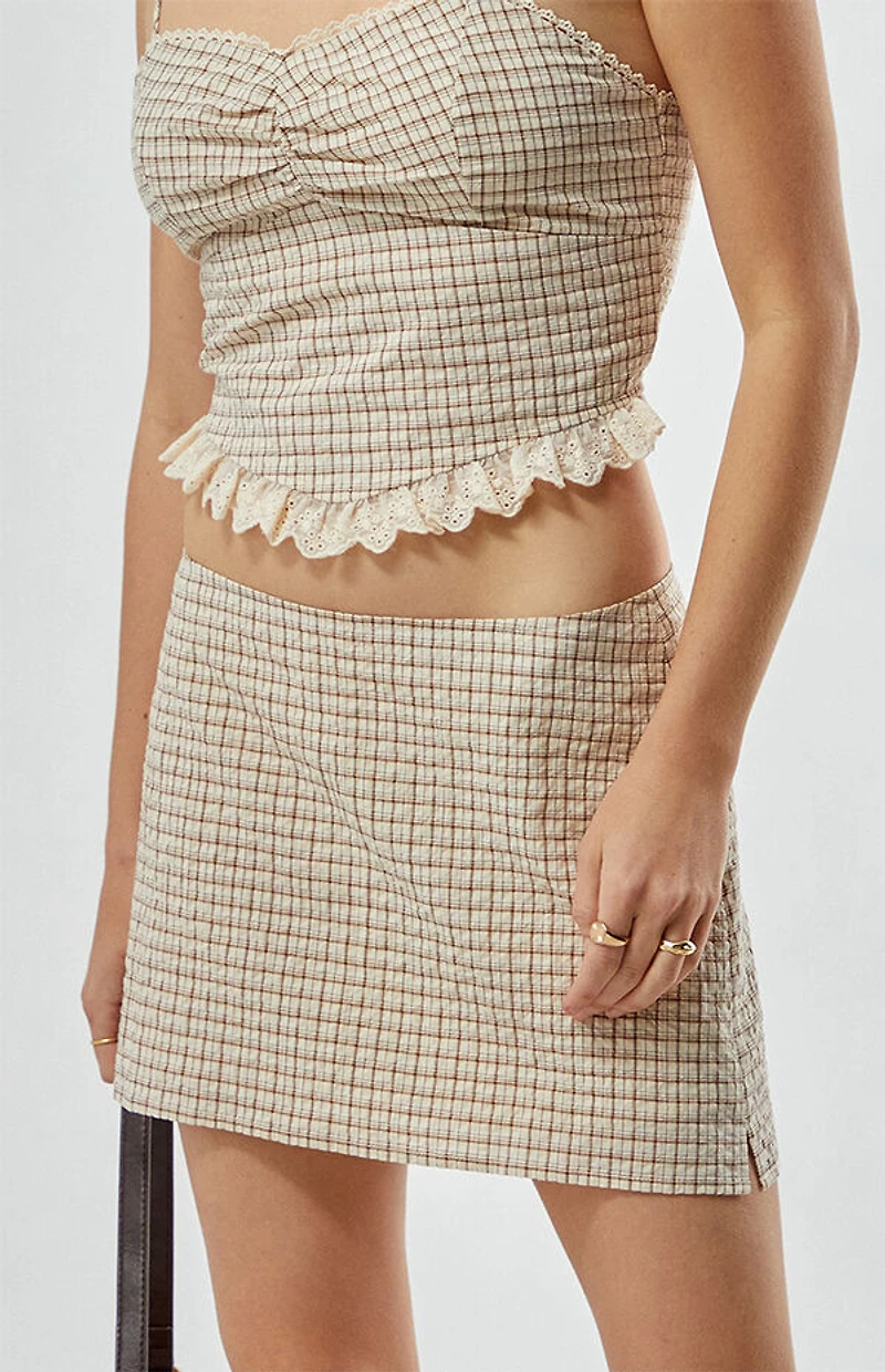 Your Favorite Plaid Mini Skort