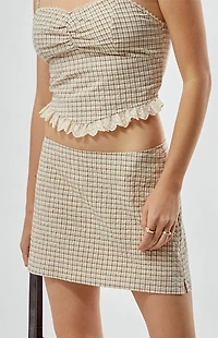 Your Favorite Plaid Mini Skort