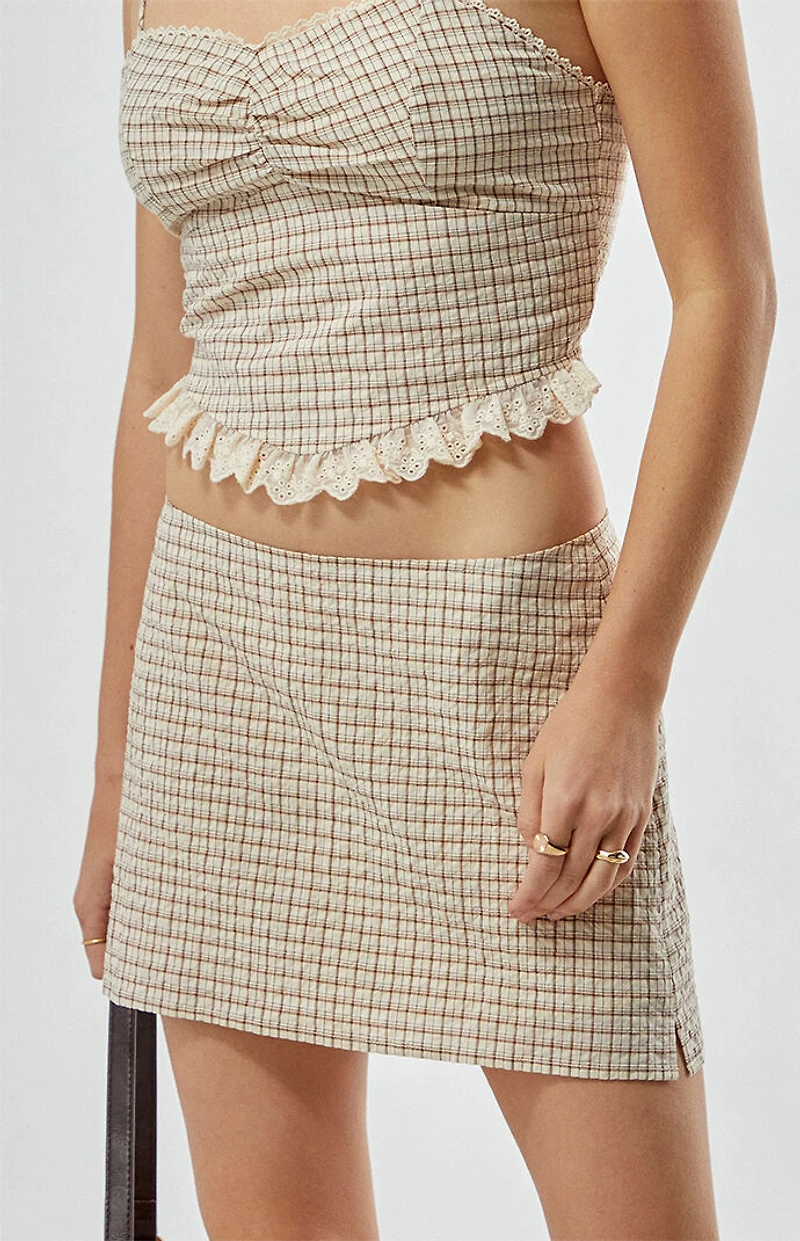 Your Favorite Plaid Mini Skort