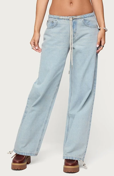 Edikted Meggie Low Rise Jeans