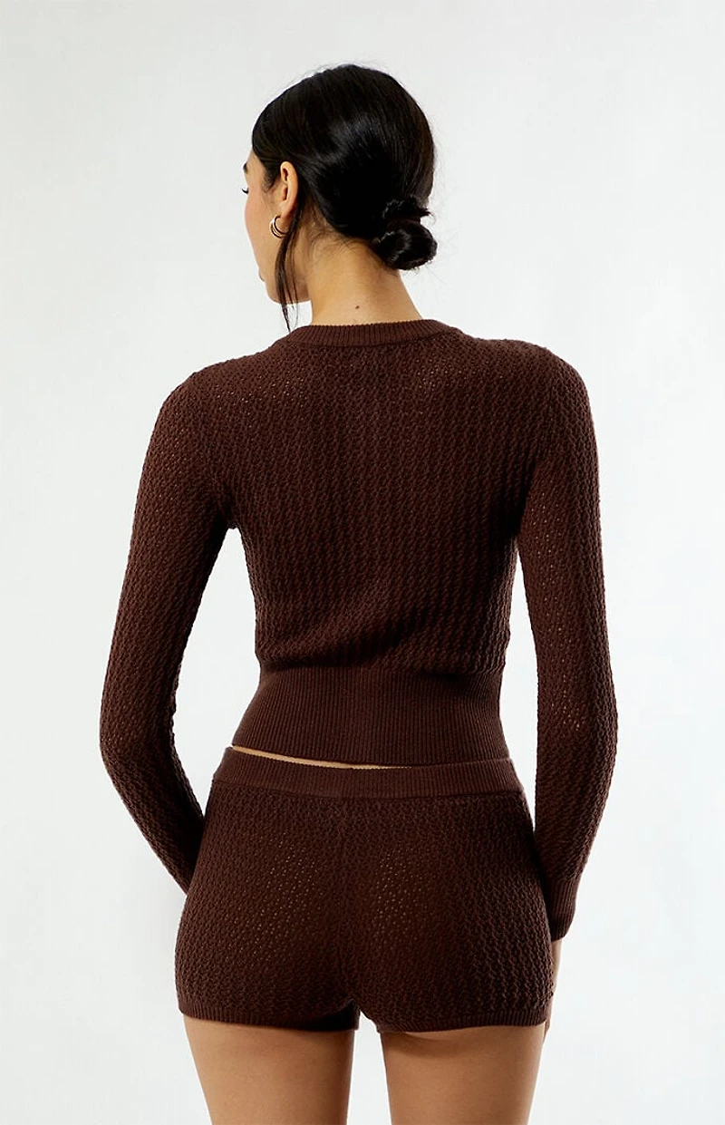 Beverly and Beck Claudette Knit Micro Shorts