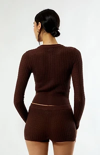 Beverly and Beck Claudette Knit Micro Shorts