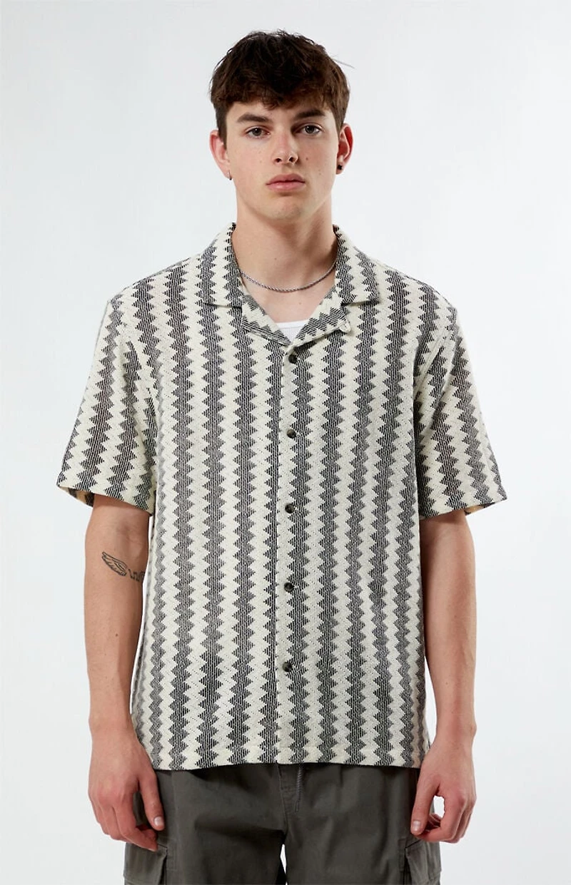 Pacsun Chevron Blocked Camp Shirt