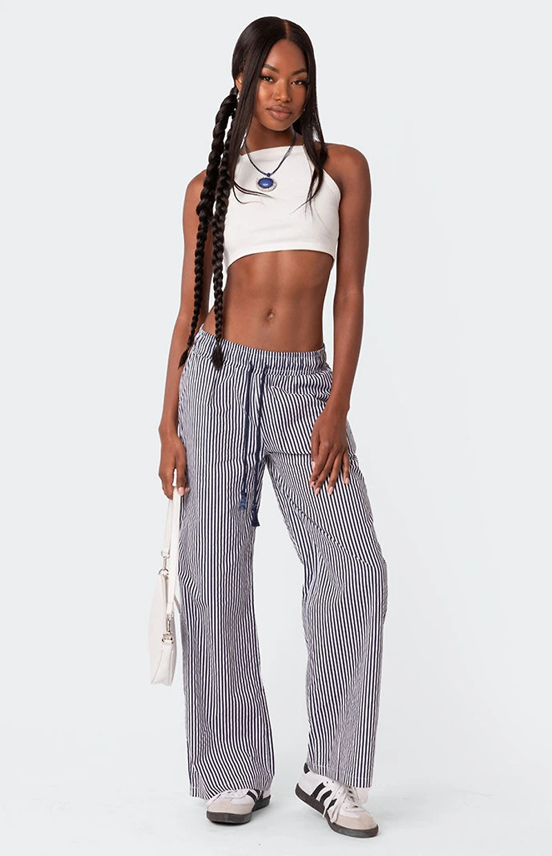 Edikted Seaside Striped Pants