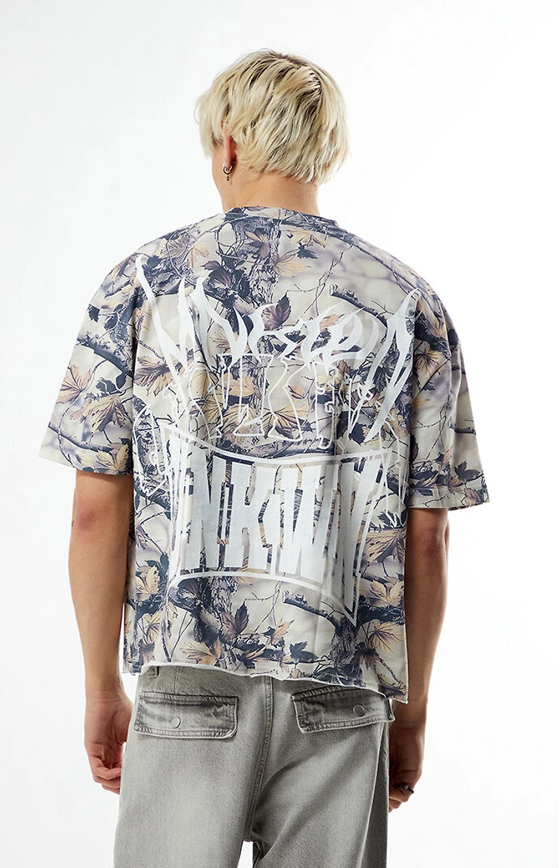 Pacsun Unknown Camo Cropped Boxy T-Shirt