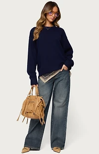 Edikted Ximenia Cutout Back Sweater