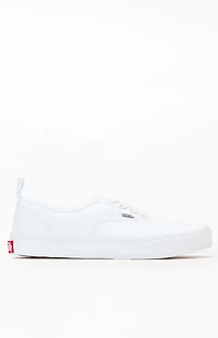 Vans Kids White Authentic Elastic Lace Shoes