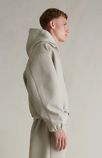 Fear of God ESSENTIALS Timber Bonded Canvas Zip Up Jacket