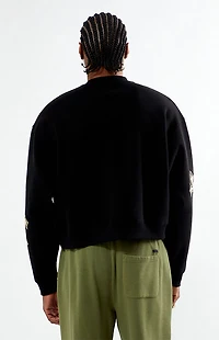 Pacsun Hope Cropped Crew Neck Sweatshirt