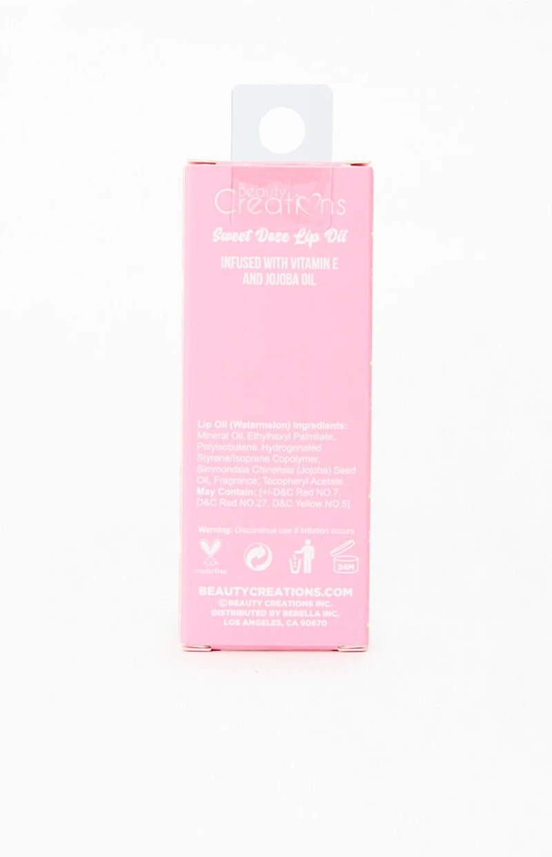 Beauty Creations Sweet Dose Watermelon Lip Oil