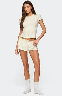 Edikted Florence Floral T Shirt