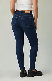 Pacsun Skinny Jeans Stretch Dark Blue
