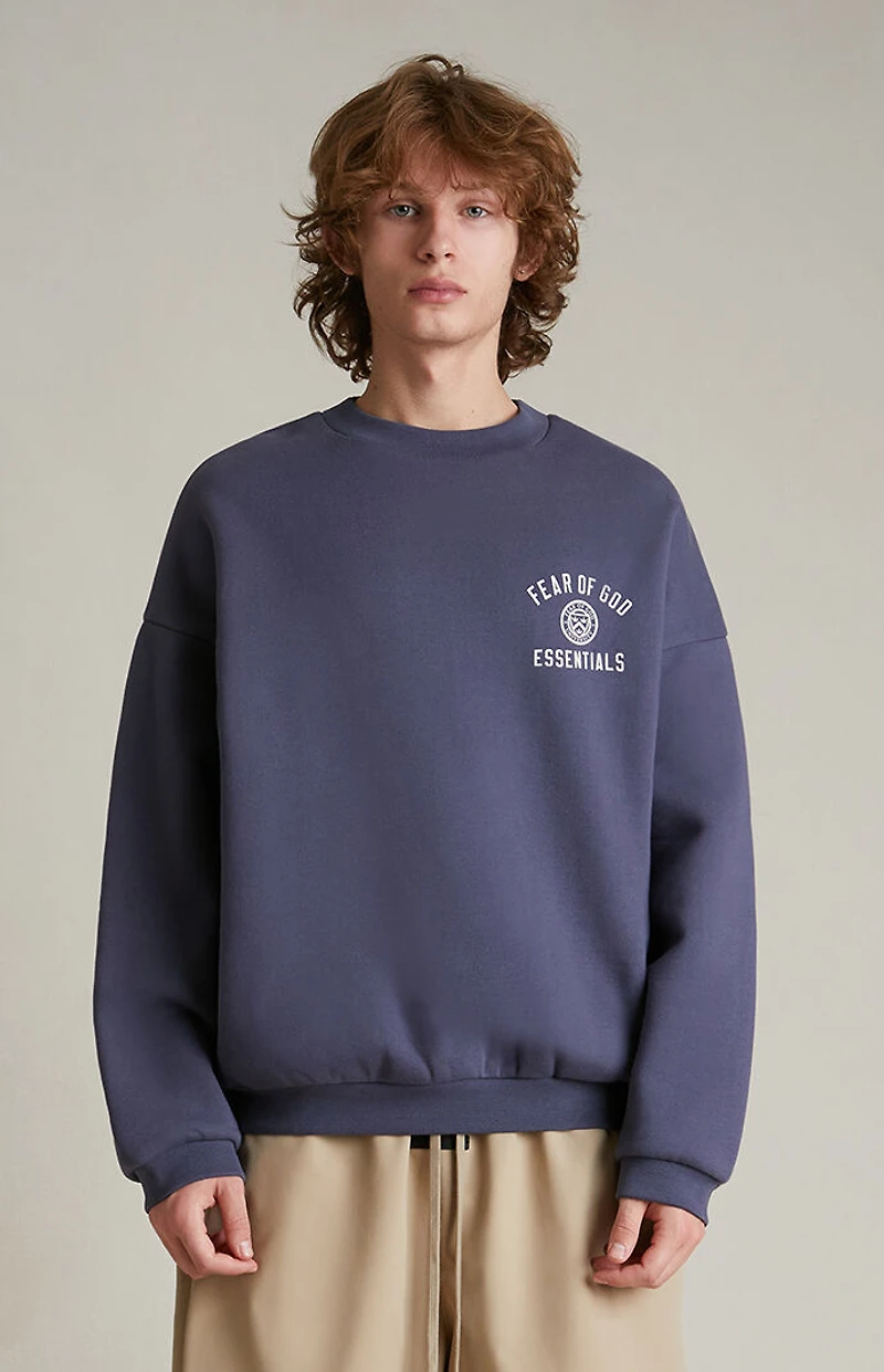 Fear of God ESSENTIALS Marine Fleece Crew Neck Sweatshirt