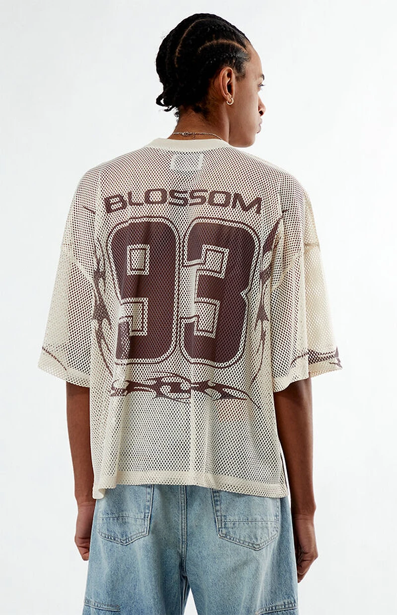 Pacsun Midnight 93 Cream Mesh Jersey