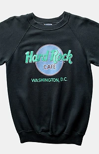 PS VINTAGE 90s Hard Rock Cafe DC Crew Neck Sweatshirt