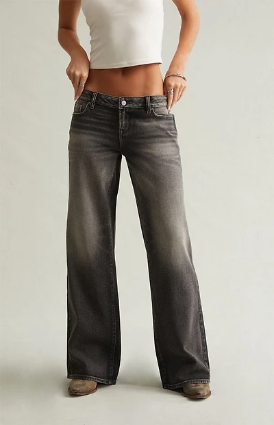 Pacsun Ultimate Low Rise Baggy Jeans Tinted Gray