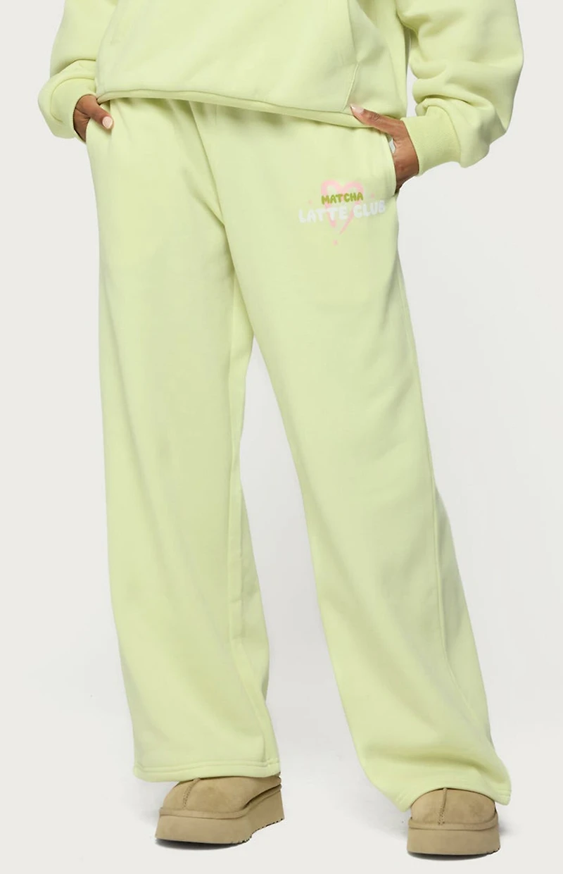 Edikted Matcha Lover Straight Leg