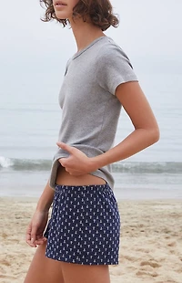 John Galt Emery Anchor Sweat Shorts