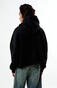 Pacsun Lost Space Puff Graphic Cropped Hoodie
