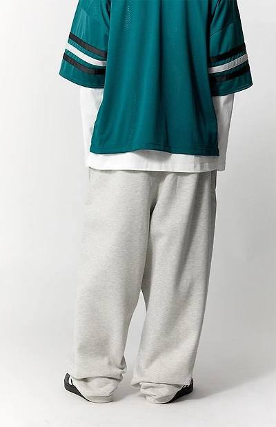 Pacsun Heather Gray Fleece Extreme Baggy Sweatpants