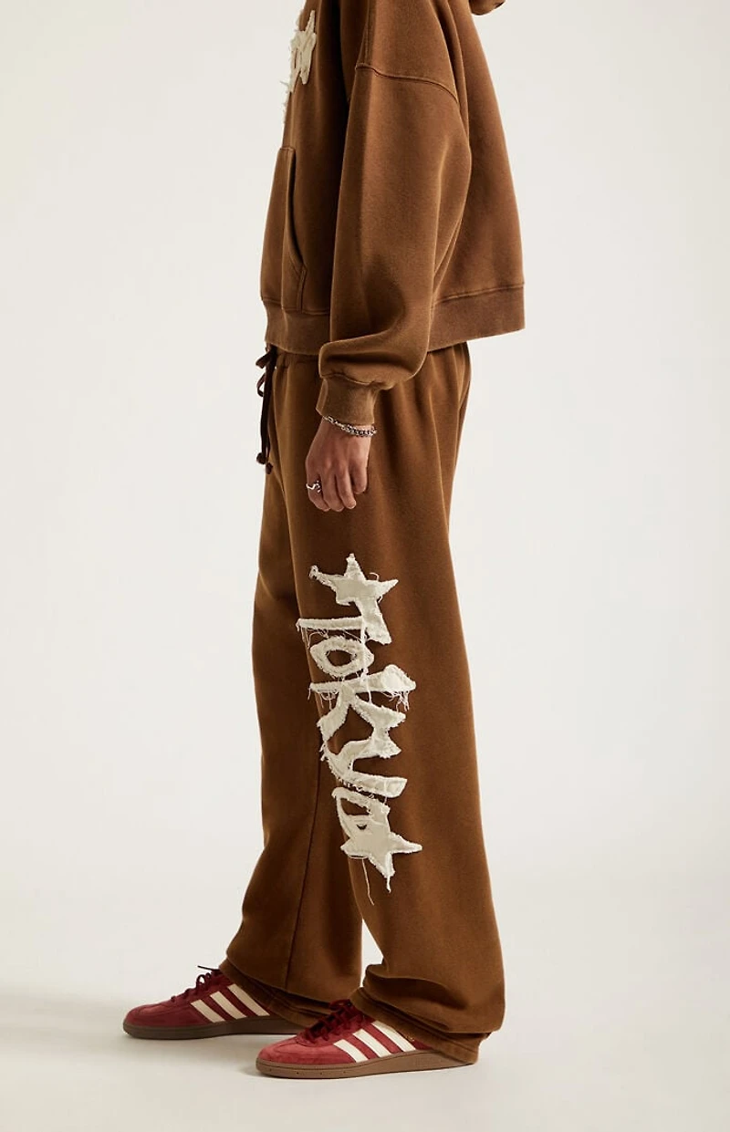 Pacsun Tokyo Raw Applique Baggy Sweatpants