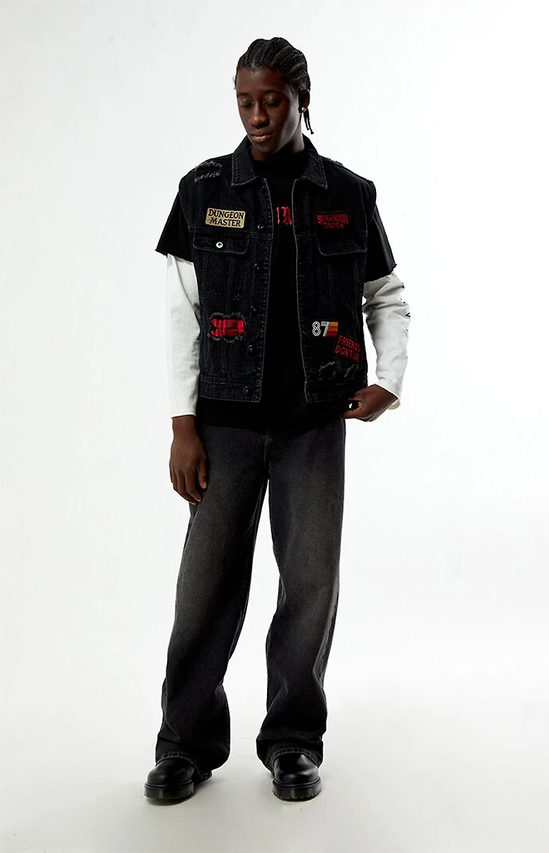 Netflix x Stranger Things Dungeon Master Denim Vest