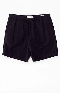 Pacsun Black Cole Slubby Volley Shorts