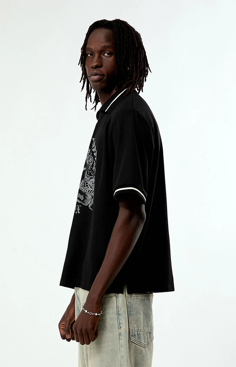 Pacsun Black 199x Short Sleeve Soccer Jersey