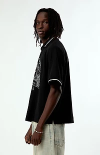 Pacsun Black 199x Short Sleeve Soccer Jersey