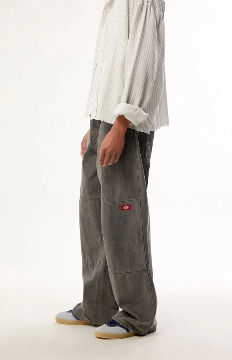 Dickies Gray Double Knee Loose Straight Jeans