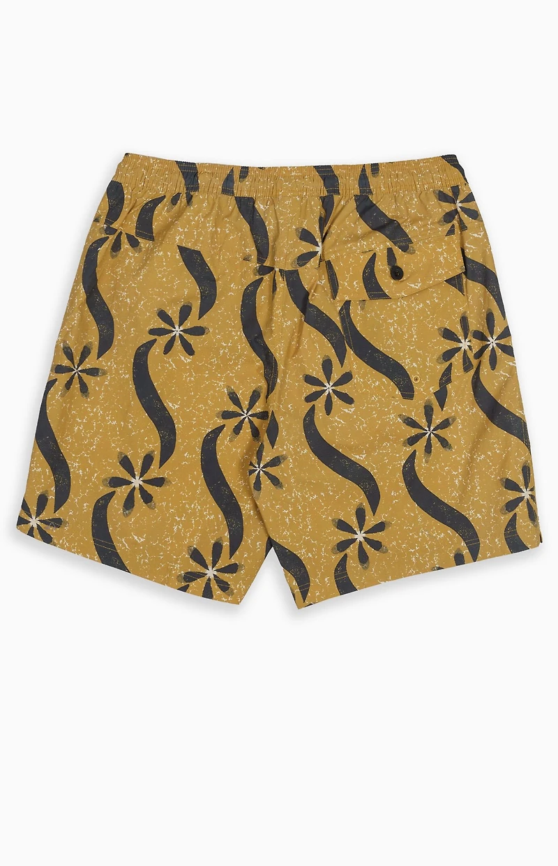 LOST Swash Chai Tea Swim Trunks