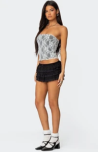 Edikted Allison Lace Tube Top