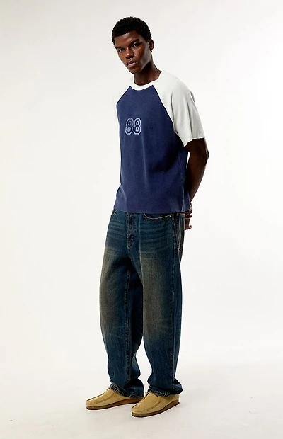 Obey Oil Stained Classic Baggy Jeans