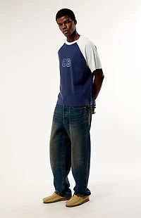 Obey Oil Stained Classic Baggy Jeans