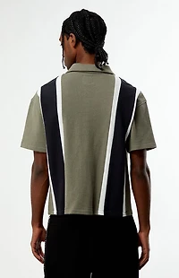 Pacsun Sloan Striped Textured Camp Shirt