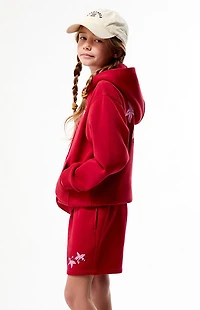 Pacsun Kids Hawaii Embroidered Baggy Sweat Shorts