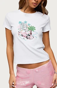 Edikted City Angel Beaded Baby T-Shirt