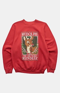 PS VINTAGE 90s Rudolph  Crew Neck Sweatshirt