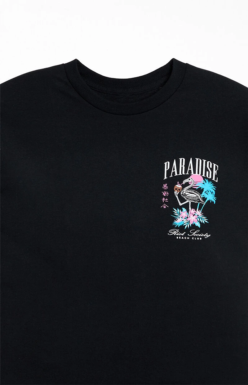 Riot Society Paradise Flamingo Beach T-Shirt