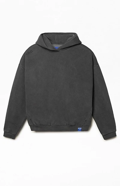 A.R.C. Black Vintage Wash Heavyweight Fleece Hoodie
