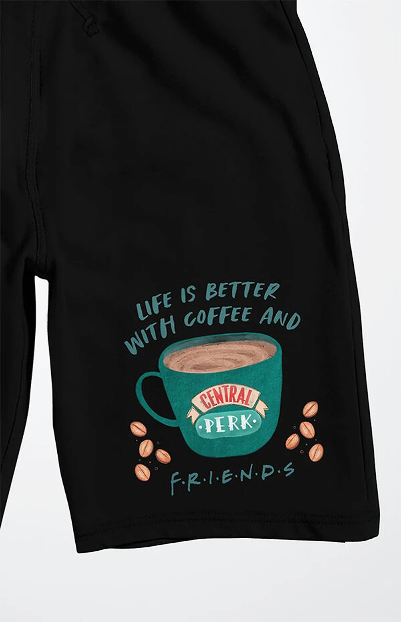 Friends TV Coffee Sweat Shorts