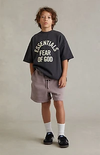 Fear of God ESSENTIALS Kids Faded Black Campus '90s Short Sleeve T-Shirt