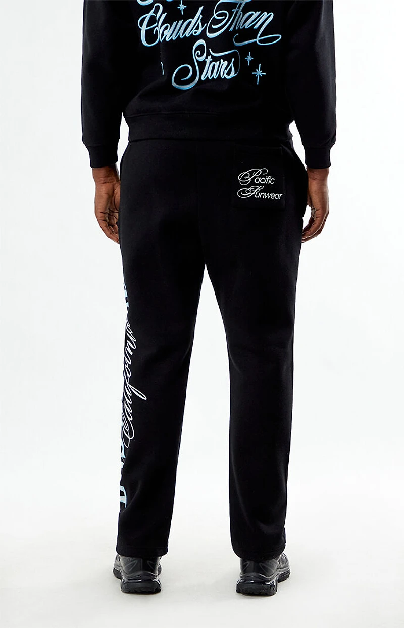 Pacsun Chrome Straight Leg Sweatpants
