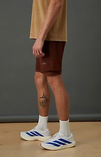 A.R.C. Active Burnt Orange Ripstop Running Shorts