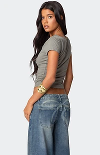 Edikted Javi Cowl Neck Top