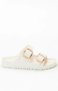 Birkenstock Women's Arizona Big Buckle EVA Sandals Eggshell