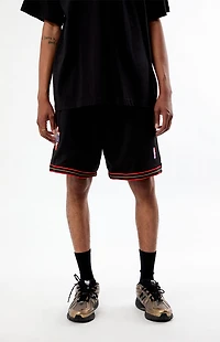 Mitchell & Ness NBA Philadelphia 76ers Black Mesh Shorts